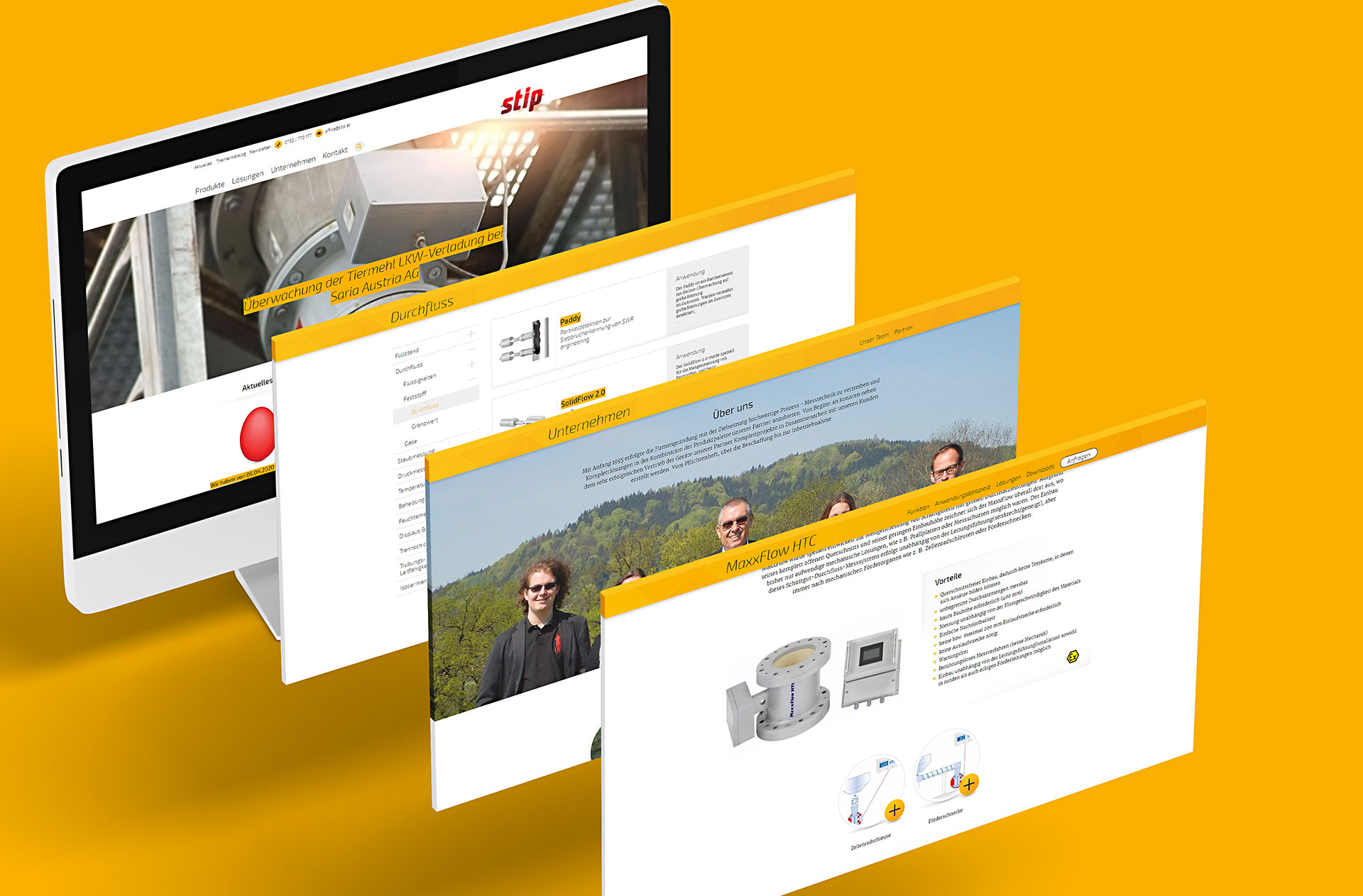Referenz Stip Mess- und Projekttechnik: Website